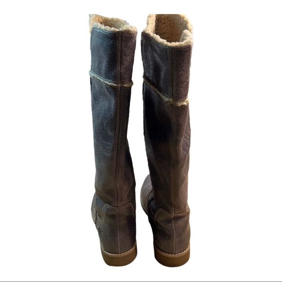 Timberland Boot Sz 8.5 Warm Brown Leather Women - Picture 8 of 10